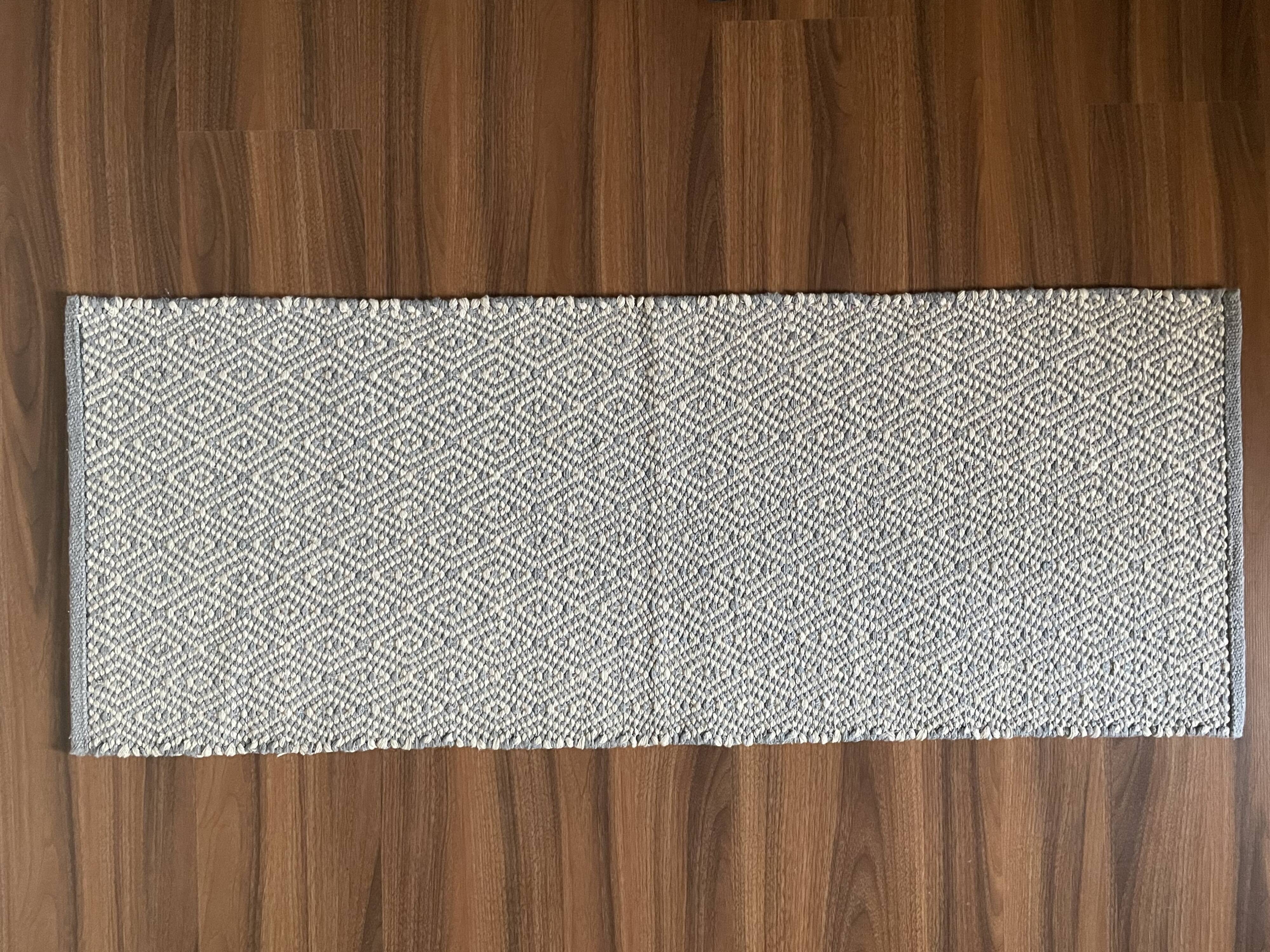 19 x 48 Inc. - Handwoven Cotton, Geometric Pattern, Indian, Handmade, Small, Area, Floor, Rug\Carpet