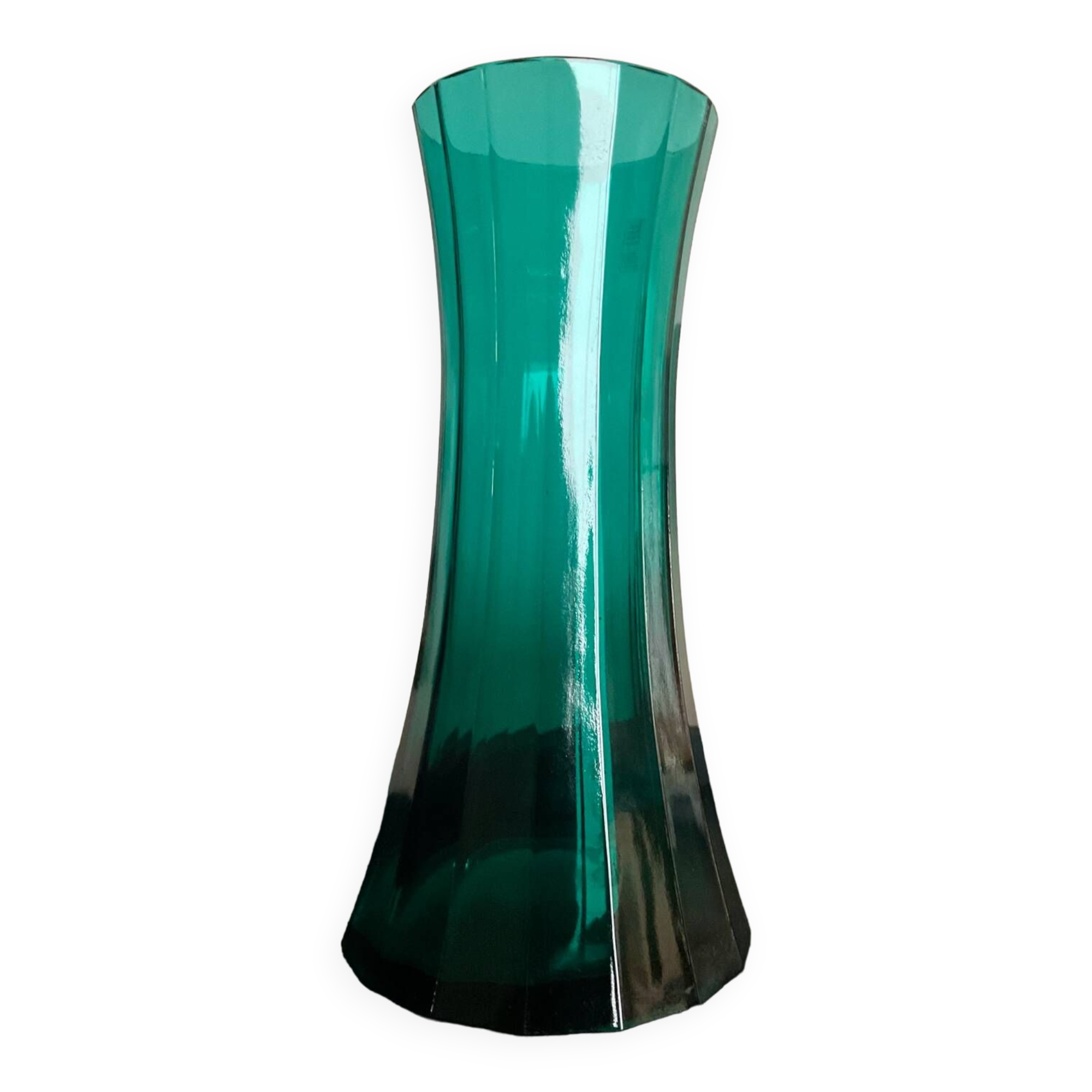 Vintage Italy glass vase
