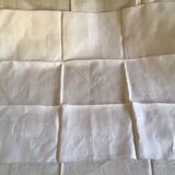 Nappe et ses 6 serviettes en lin