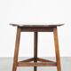 Antique English pinewood cricket table/side table from the late 18th century