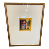 Original silkscreen printed signed 1977.