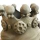 Crowned head in ceramic by Stefania Boemi – Sicily, Italy