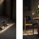 Set of 3 Vintage Mid-Century Danish Modern Rosewood & Black Leather Chairs