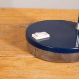 Lampe de table bleue vintage des années 70 mod "Eye Ball" Design Goffredo Reggiani