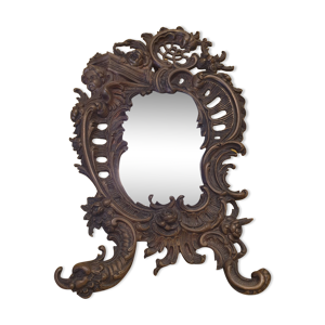miroir ancien en bronze
