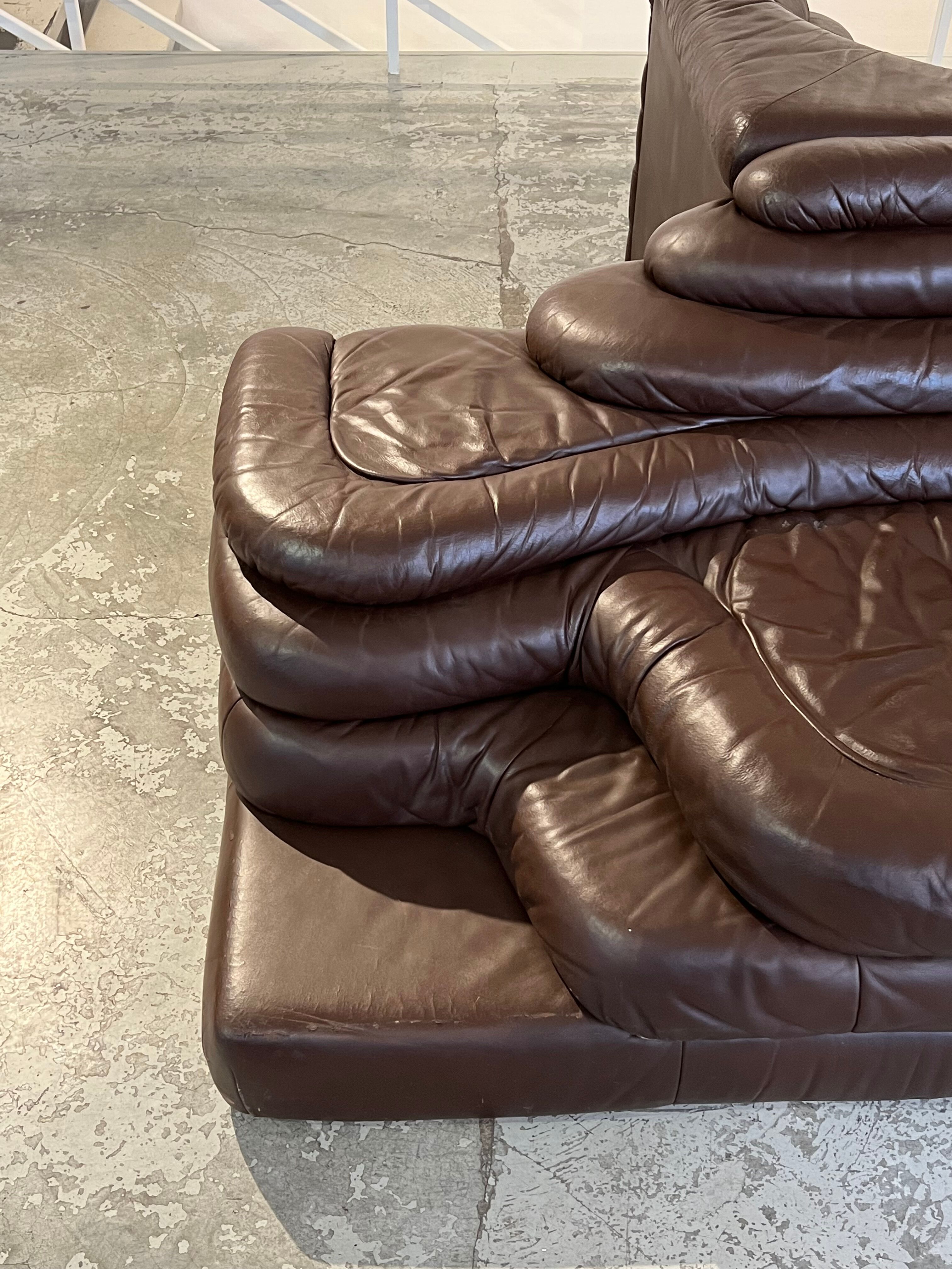 Terrazza sofa by Ubald Klug for De Sede Switzerland 1973