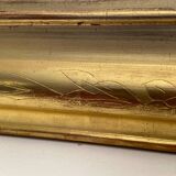 Louis Philippe mirror in gilded wood