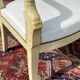 Paire de fauteuils aux dauphins d’époque empire en bois laqué