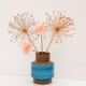 Vintage Rimini Blue Ceramic Vase by Aldo Londi for Bitossi, Italy, 1960s