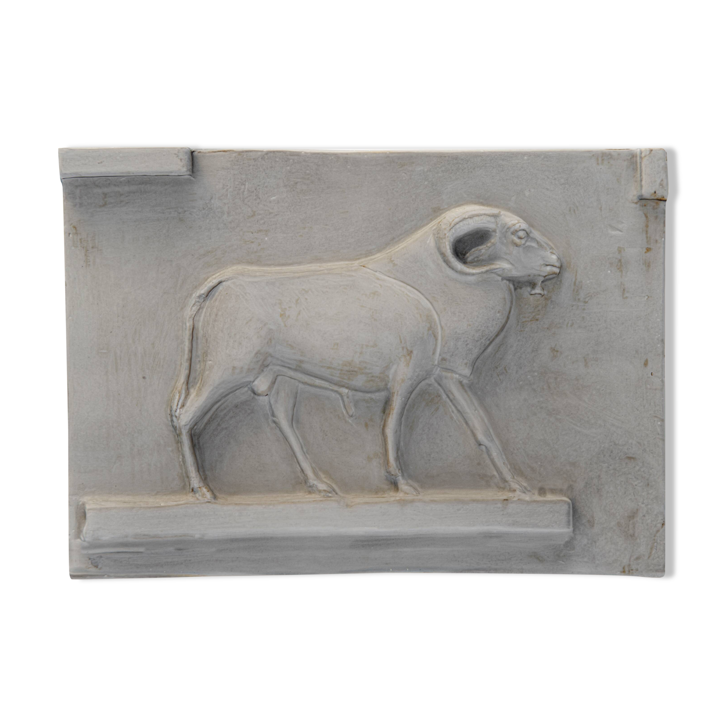 Plaster reproduction of an Egyptian ram deity