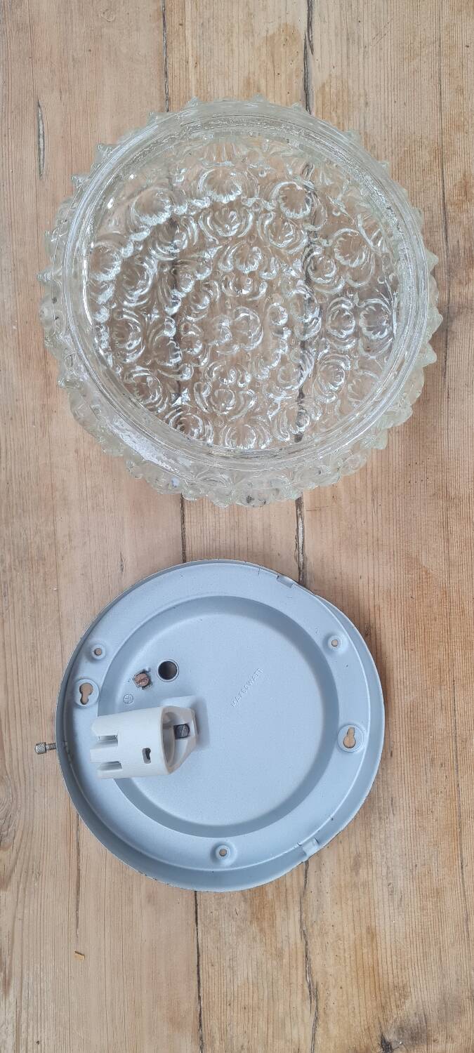 Chiseled glass ceiling light