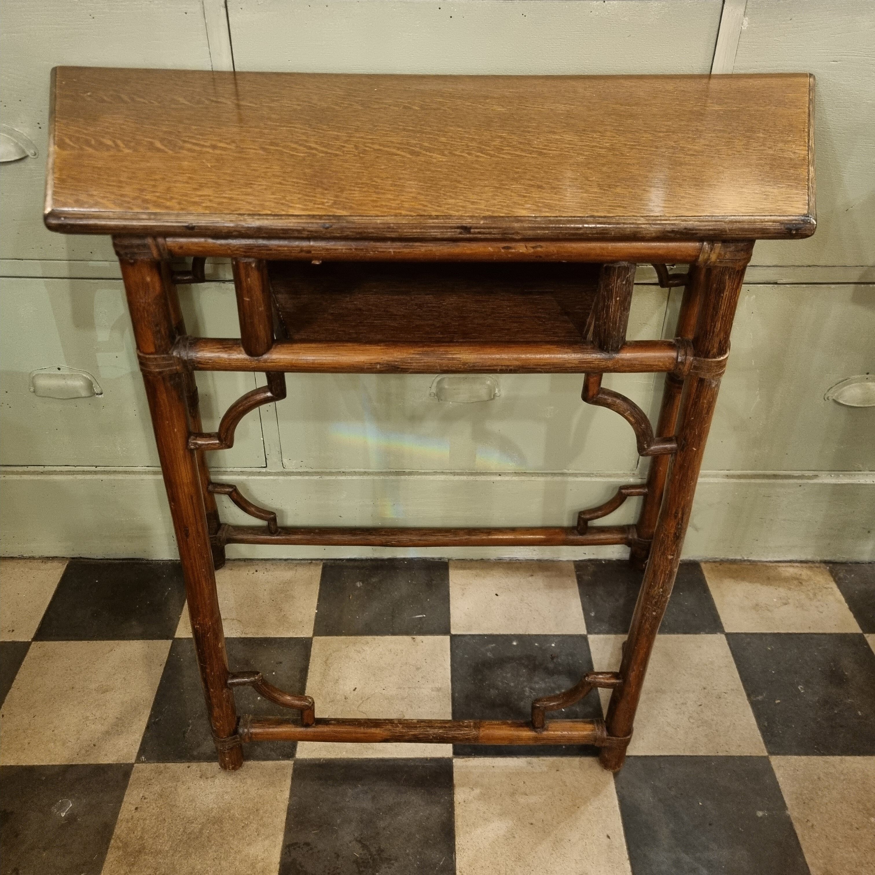 Console trapèze bambou 1900
