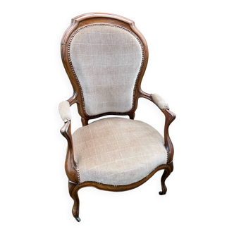 Louis XV armchair, late 19th century.