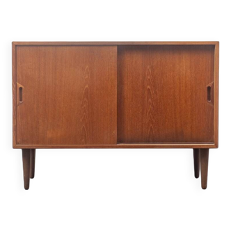 Danish chest of drawers, teak, sliding doors, vintage