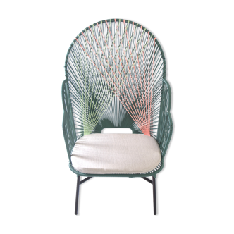 Mother-of-pearl armchair design Margaux Keller for BOQA