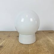 Vintage White Porcelain Ceiling Light, 1970s