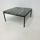 Mid-century modern green marble coffee table, 1970s