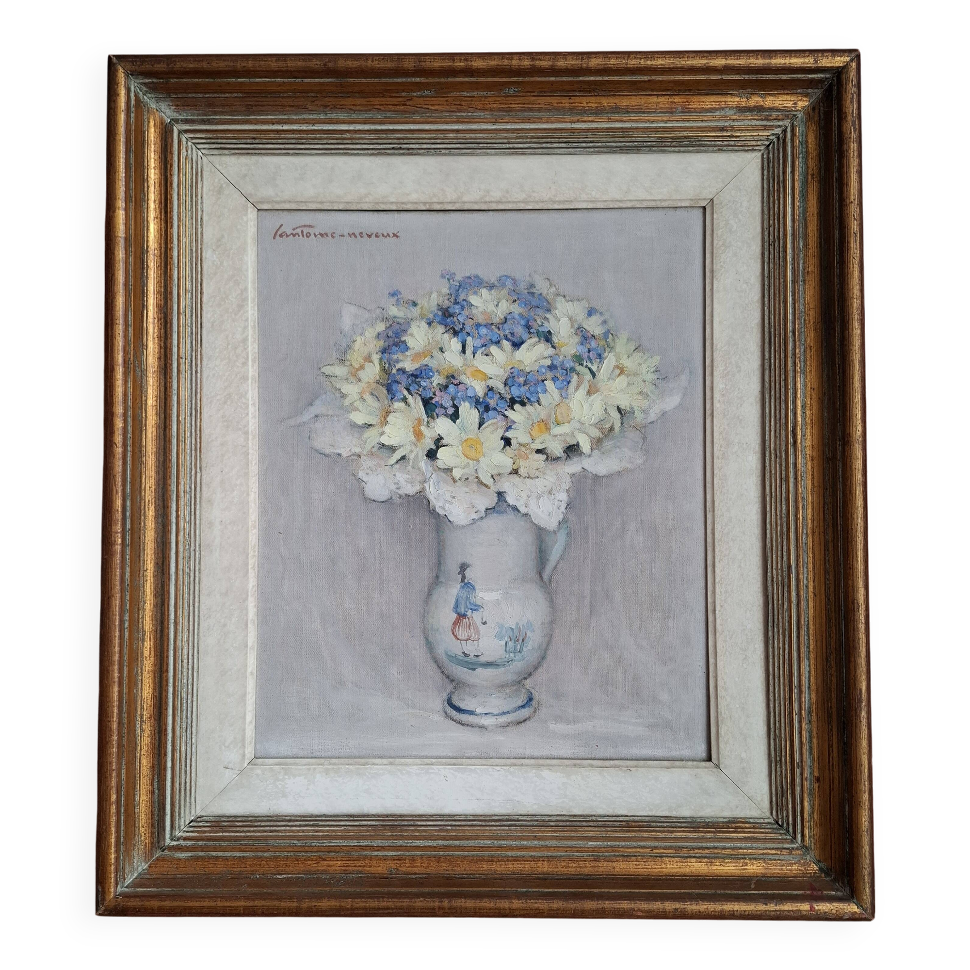 Oil on canvas by Germaine Lantoine-Neveux (1892-1978)