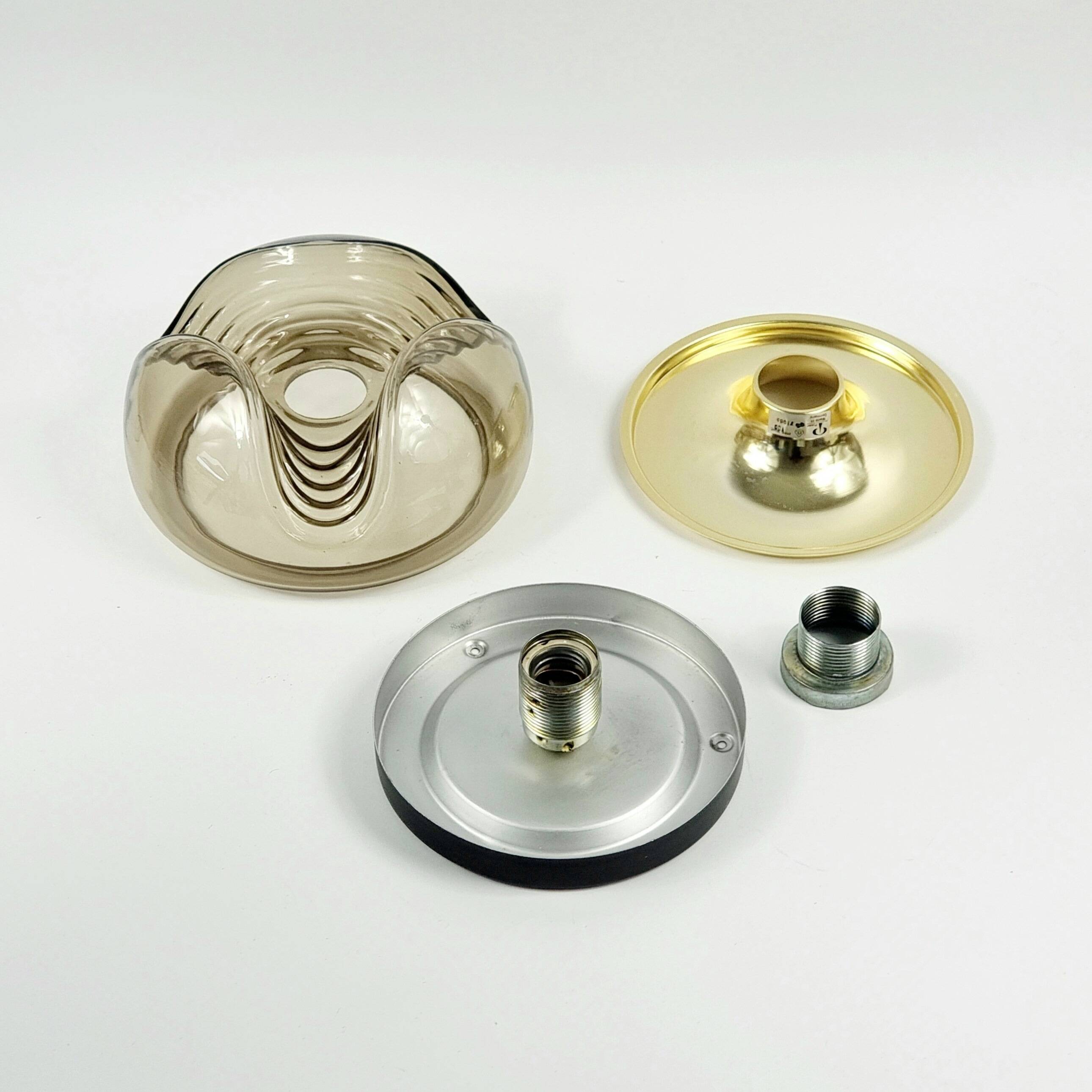 Paire de lampes murales 'Wave' par Koch & Lowy pour Peill & Putzler, années 1970