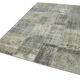 Hand-knotted anatolian contemporary 170 cm x 240 cm grey patchwork carpet