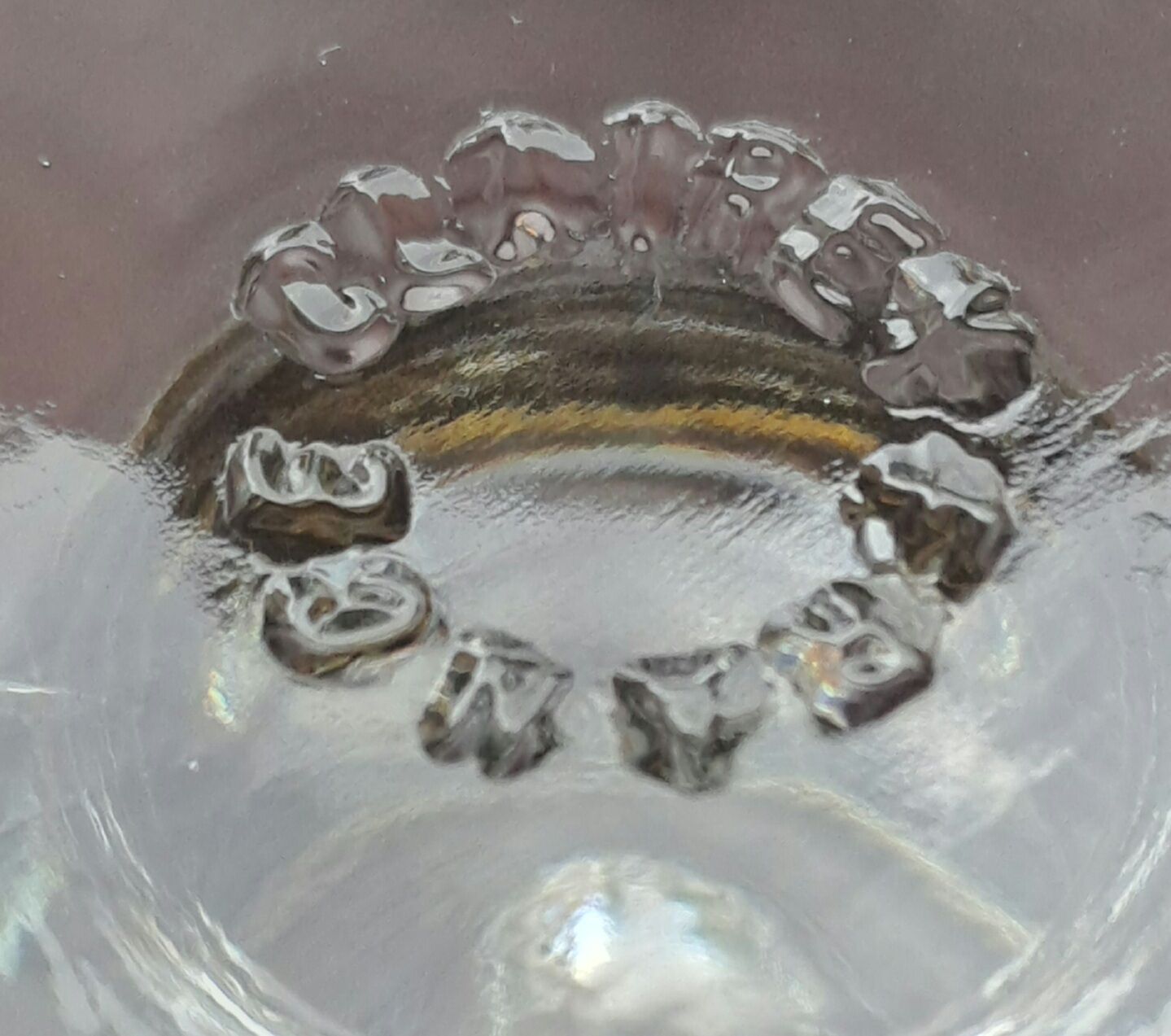 6 bistro glasses Clairey France