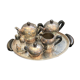 Tea or coffee service model "Bombè" by Alessi