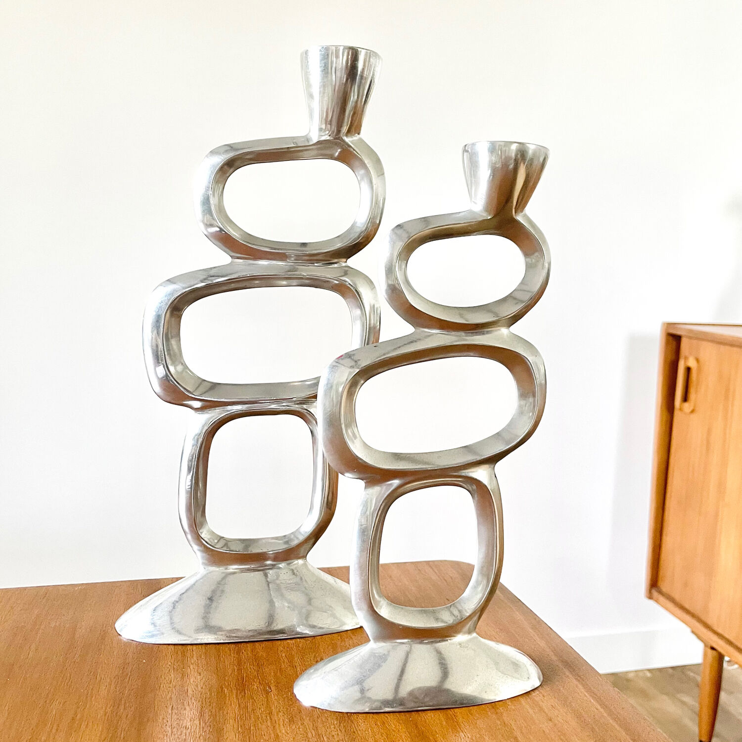 Pair of candlesticks by Matthew Hitlon