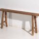 Ancien banc pour pied du lit (c.1870) #43