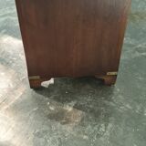 Pair of vintage military campaign wooden nightstands by reprodux england