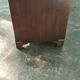 Paire de tables de nuit en bois vintage de campagne militaire par reprodux angleterre