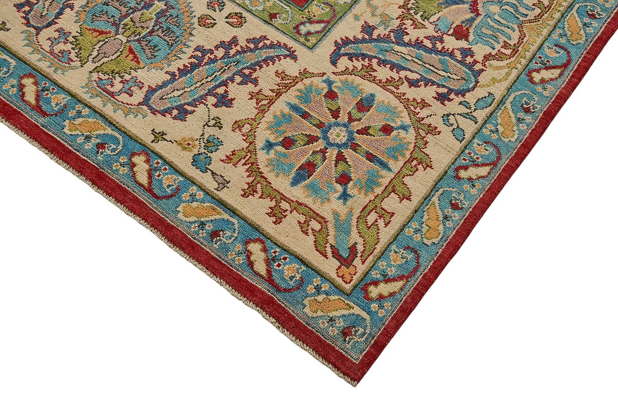 Turkish Handknotted Wool Oushak Rug 255 cm x 340 cm