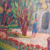Peinture sur toile bastide