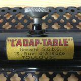 "L'Adap-Table" modular serving trolley, rigid and chrome, Matégot style
