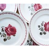 Set of 6 flat plates