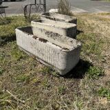 Set of 3 planters 85x27x33cm