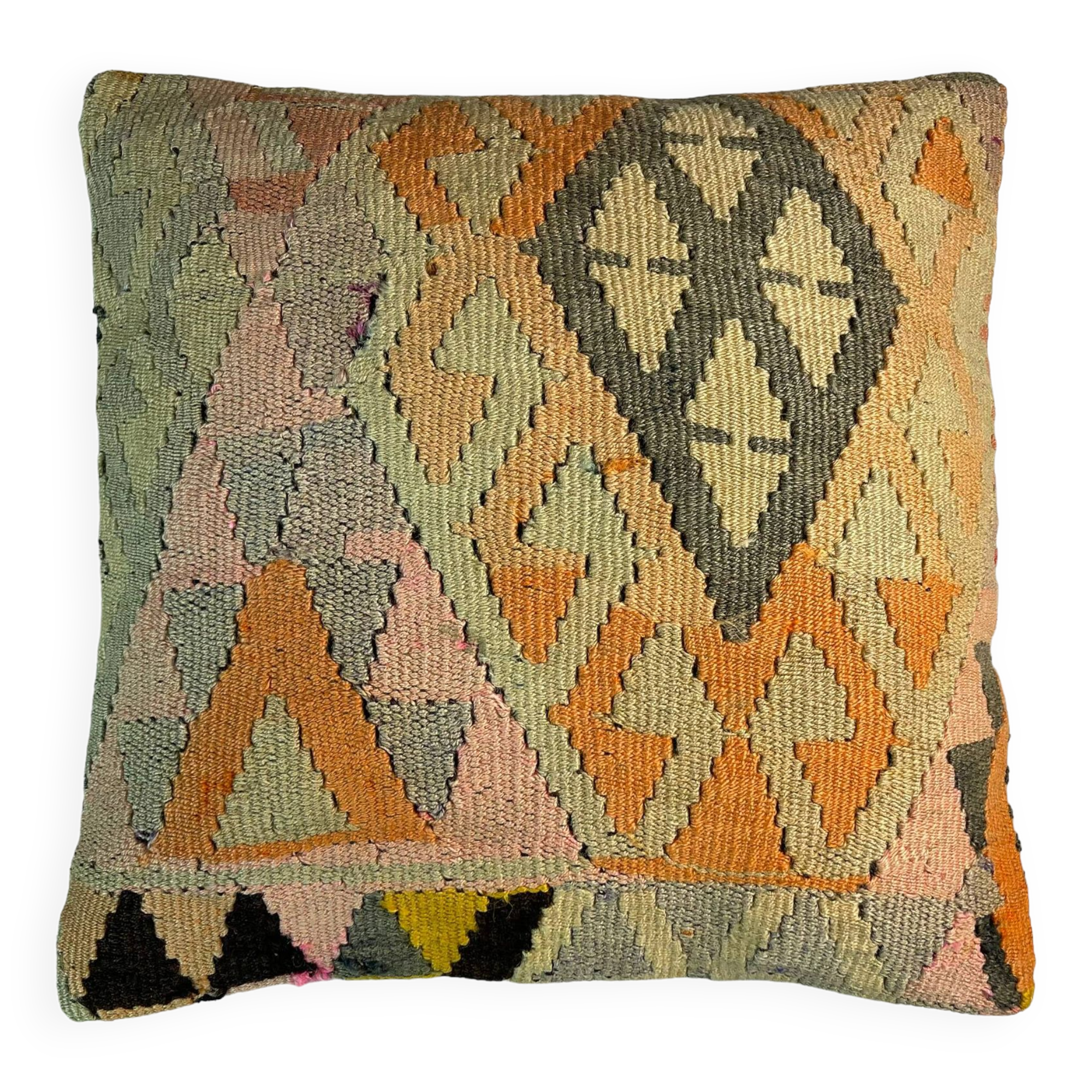 Housse de coussin Kilim turc vintage, 45 x 45 cm