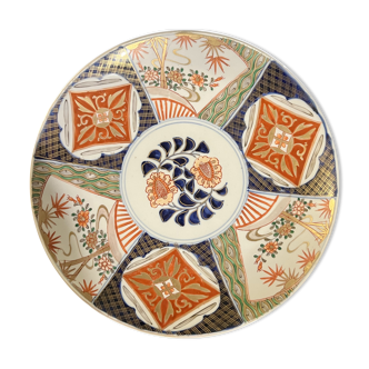 Plat chinois antique grand chargeur Imari daté de la fin du 19ème siècle mouvement esthétique