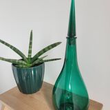 Carafe en verre verte SADR