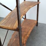 1940s workbench redone in metal and oak board