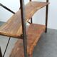 1940s workbench redone in metal and oak board