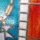 Pair of stained glass windows
