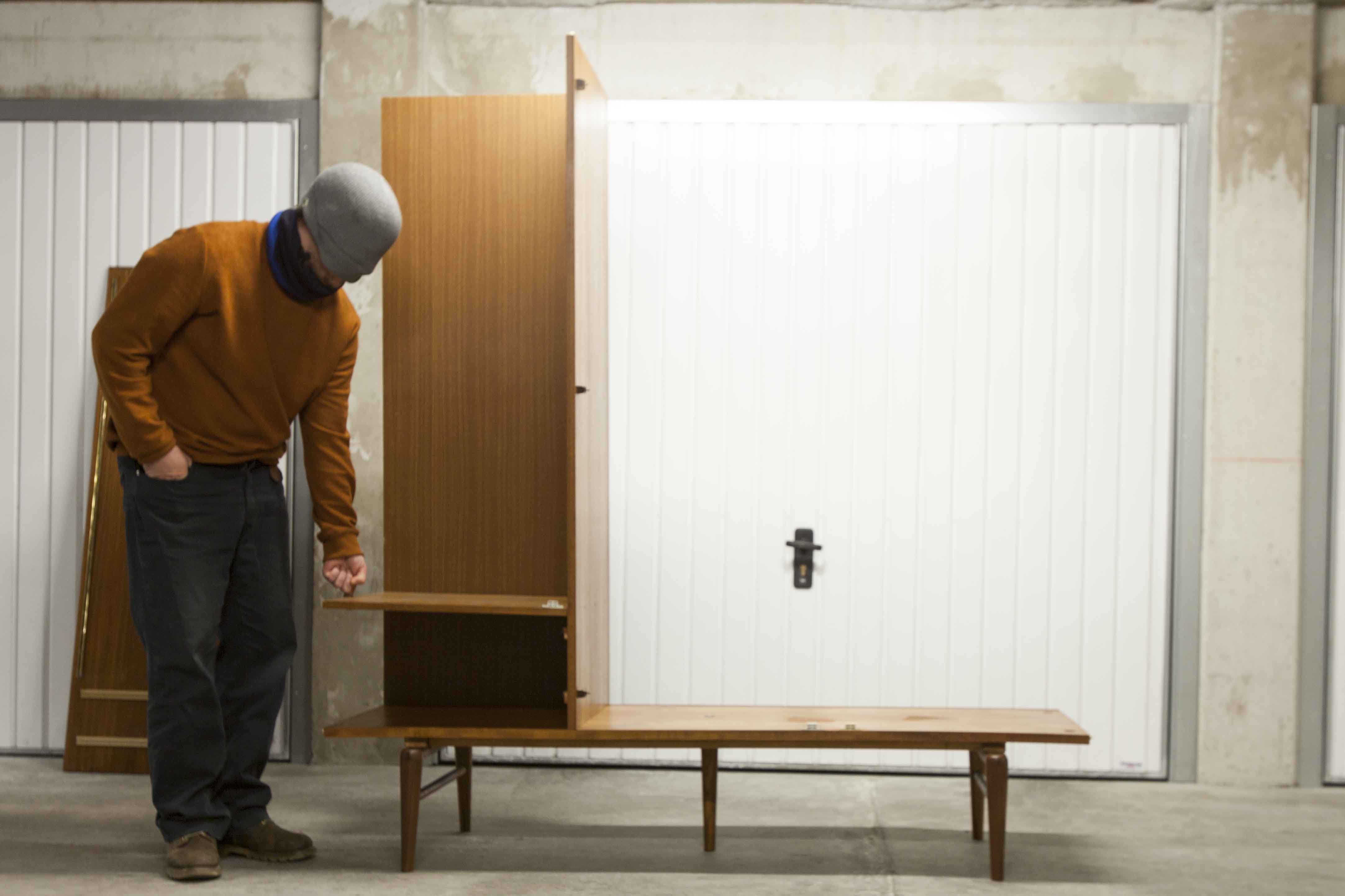 Armoire teck des années 60 Simat Meubles