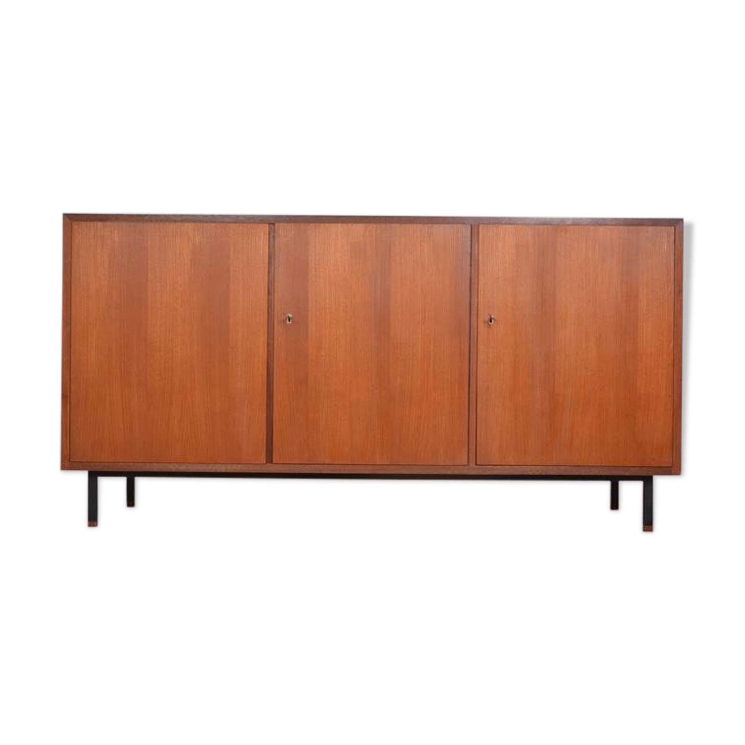 Teak row 3 Scandinavian doors dating from the 60s
