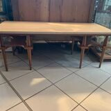 Vintage coffee table on marble
