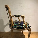 Fauteuil cabriolet style Louis XV