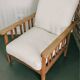 Sleek design armchair for reading nook