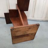 Shelf console harness in wood art deco