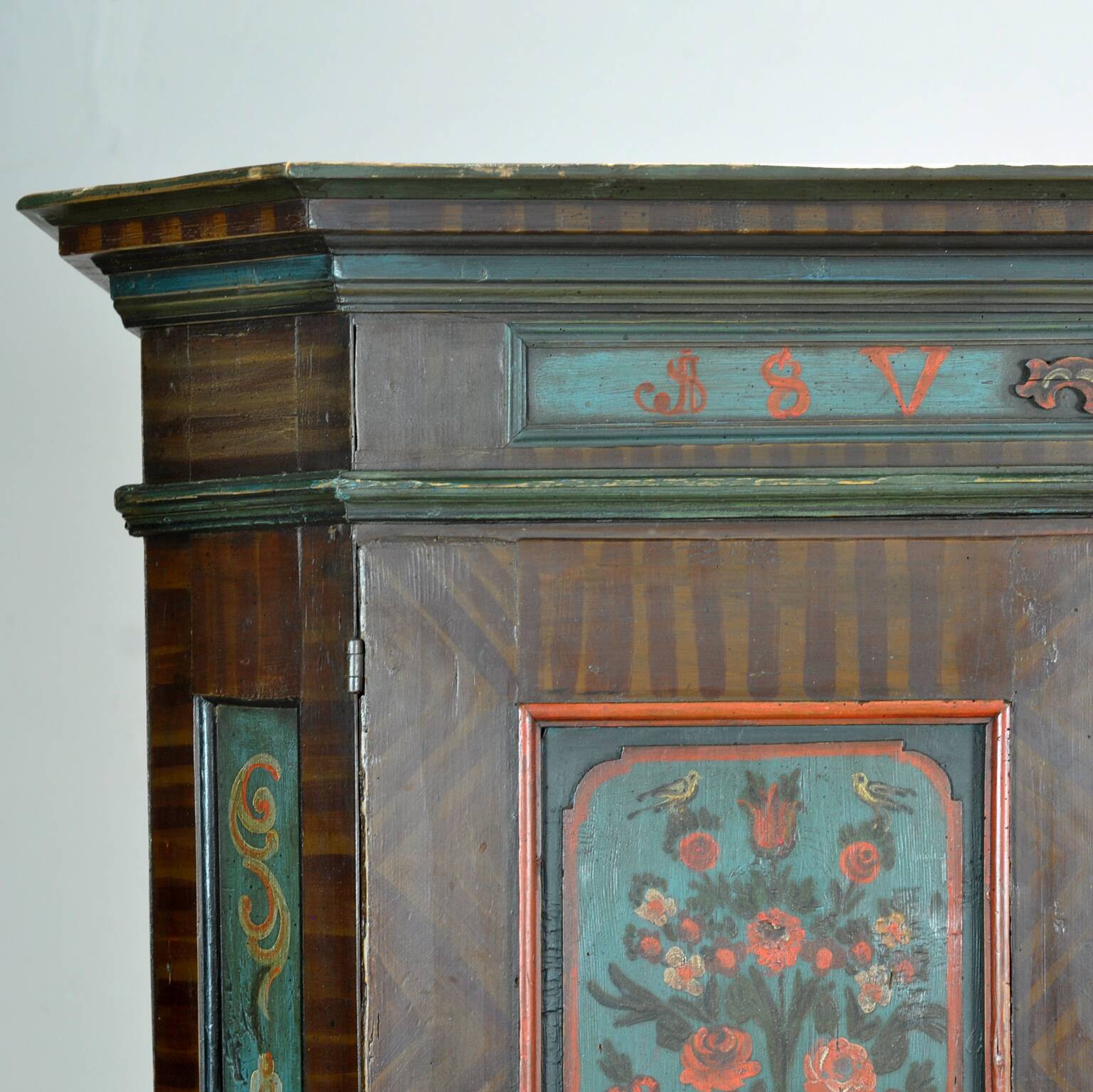 Armoire de mariée allemande, 1826