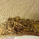 Bevelled golden mirror  39x53cm