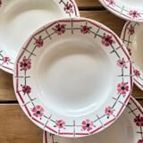 Flowered deep plates